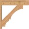 Ekena Millwork Balboa Block Smooth Outlooker, Western Red Cedar, 7 1/2"W x 32"D x 32"H OUT08X32X32BOA05SWR - alternate 3